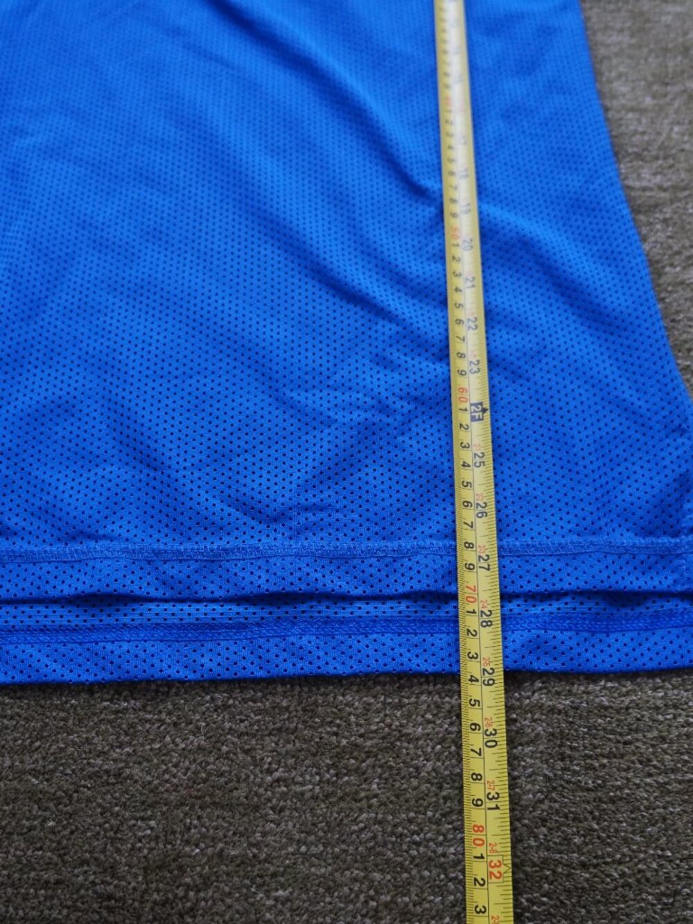 Champion Cobalt Blue V-Neck Mesh Sporty Top - Picture 5 of 7